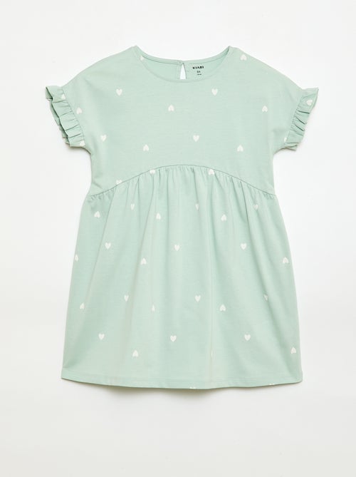 T-shirtjurk met luipaardprint - Kiabi