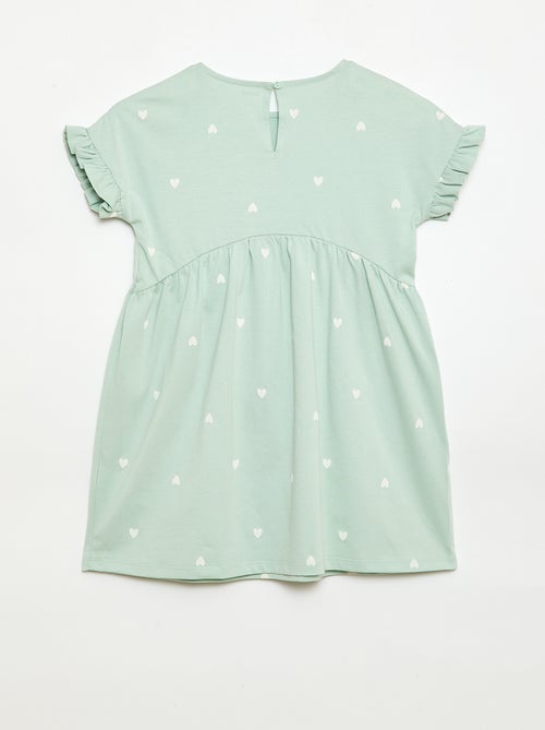 T-shirtjurk met luipaardprint - Kiabi