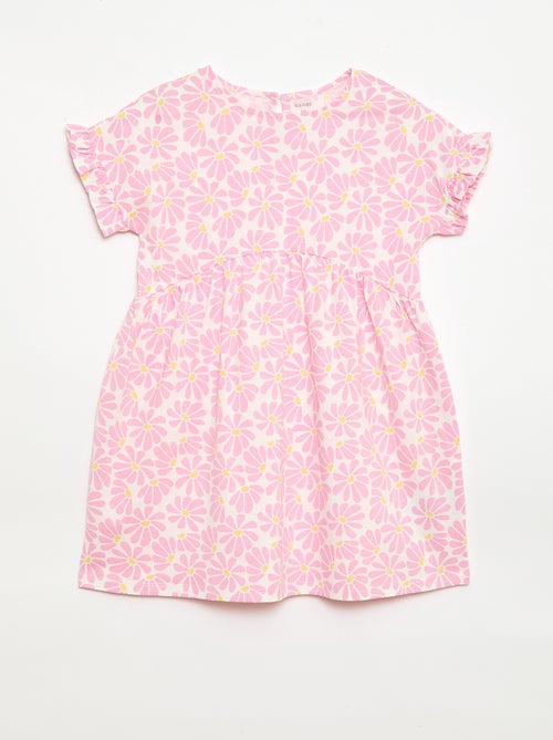 T-shirtjurk met luipaardprint - Kiabi