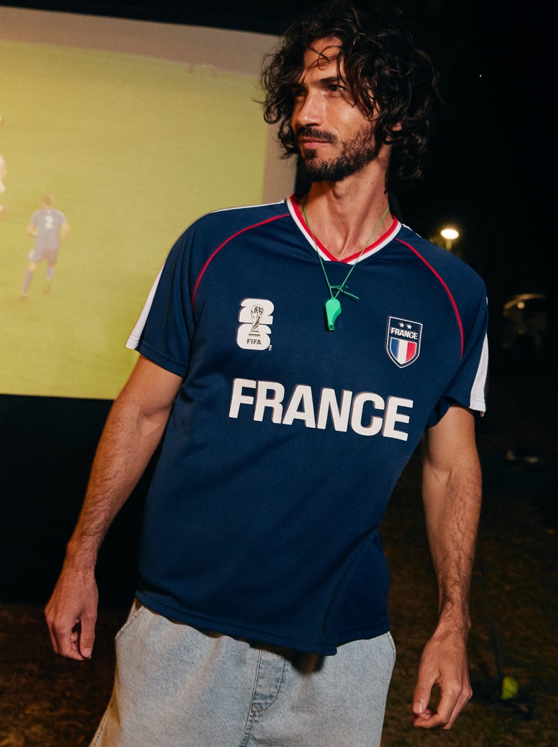 T-shirts met officiële licentie van het FIFA Wereldkampioenschap 26™ - Frankrijk Blauw - Kiabi