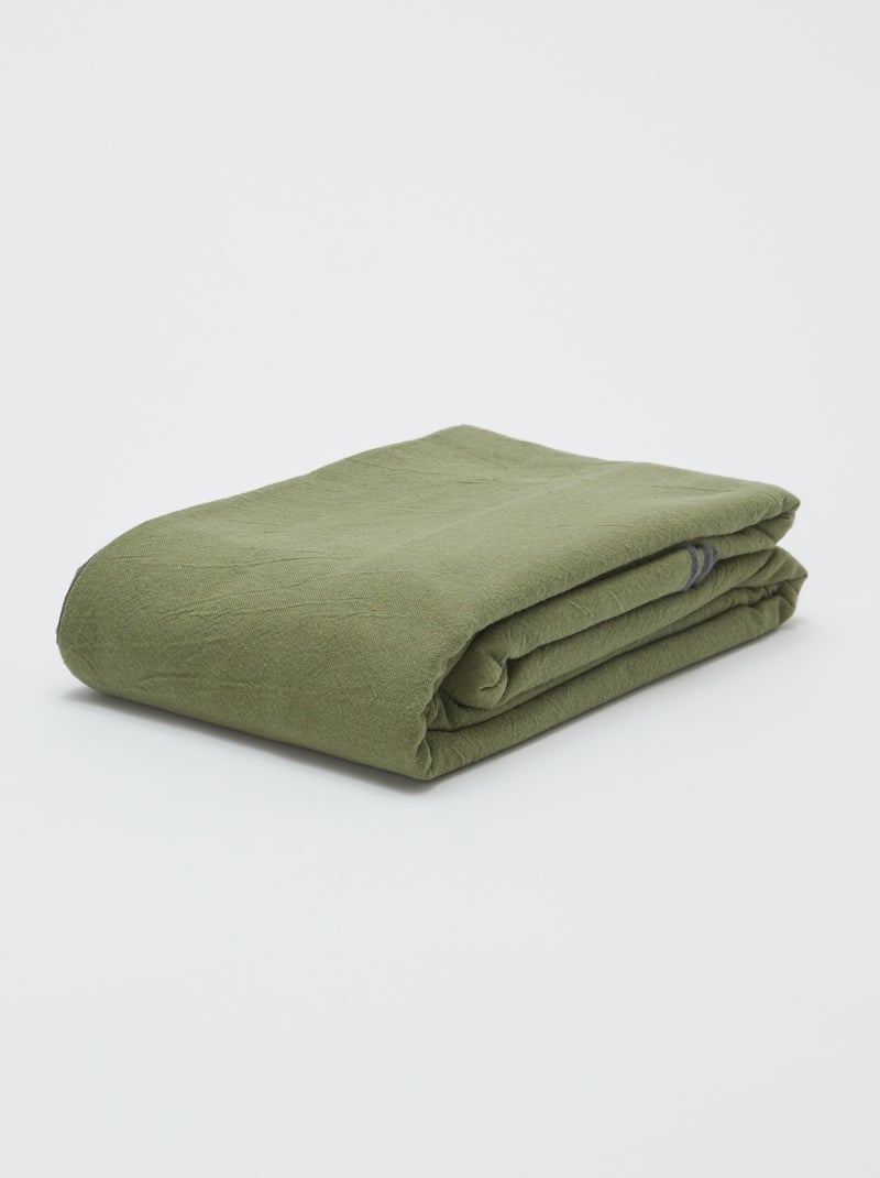 Tafelkleed - 150 x 150 cm - Kiabi Home KAKI - Kiabi
