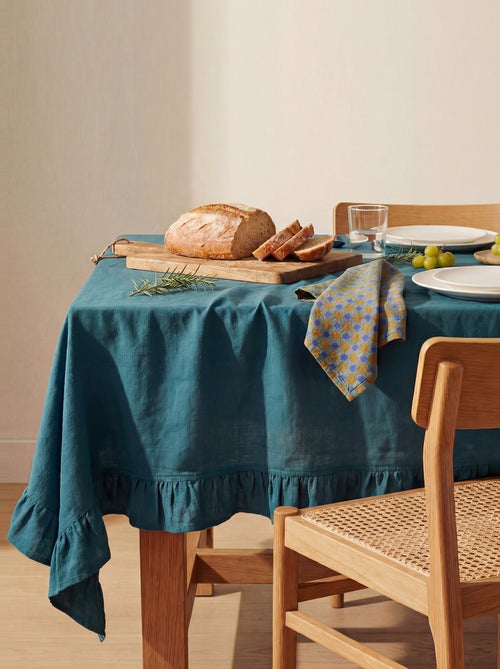 Tafelkleed met franjes 150 x 300 cm - Kiabi Home - Kiabi
