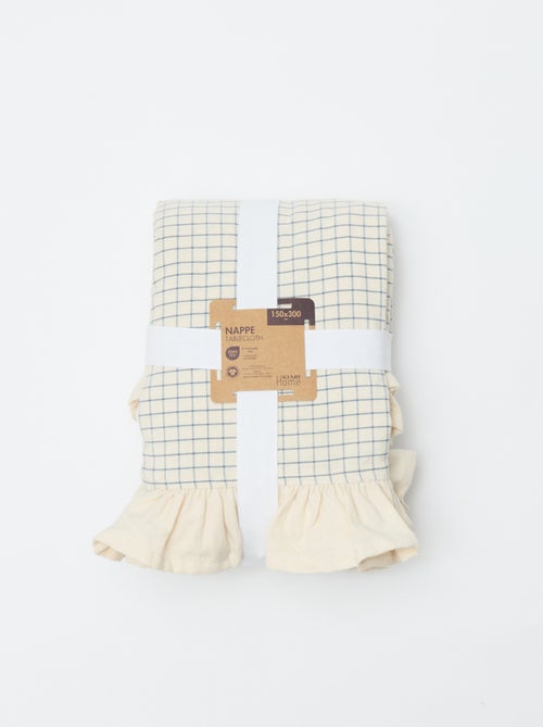 Tafelkleed met franjes (150x300 cm) - Kiabi Home - Kiabi