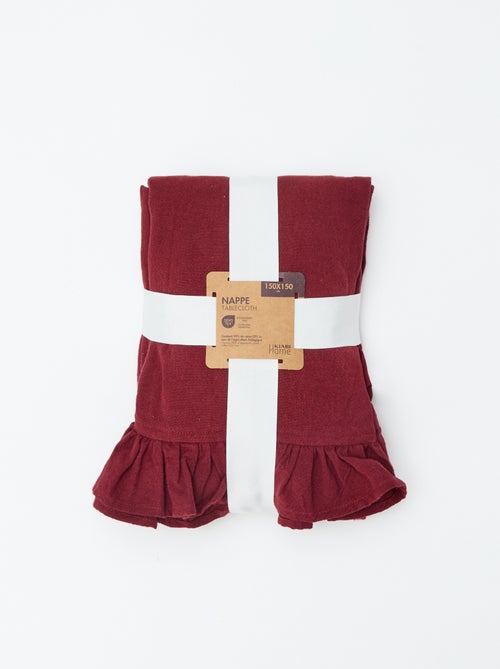 Tafelkleed met ruches (150 x 150 cm) - Kiabi