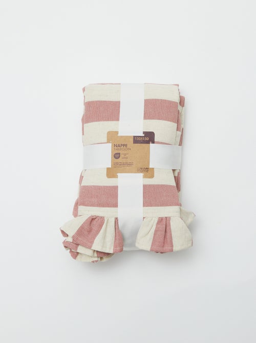 Tafelkleed met ruches (150 x 150 cm) - Kiabi
