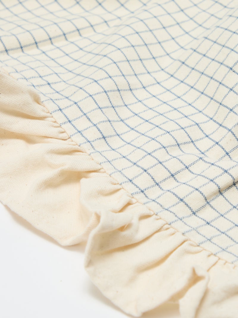 Tafelkleed met ruches (150 x 250 cm) Biege - Kiabi