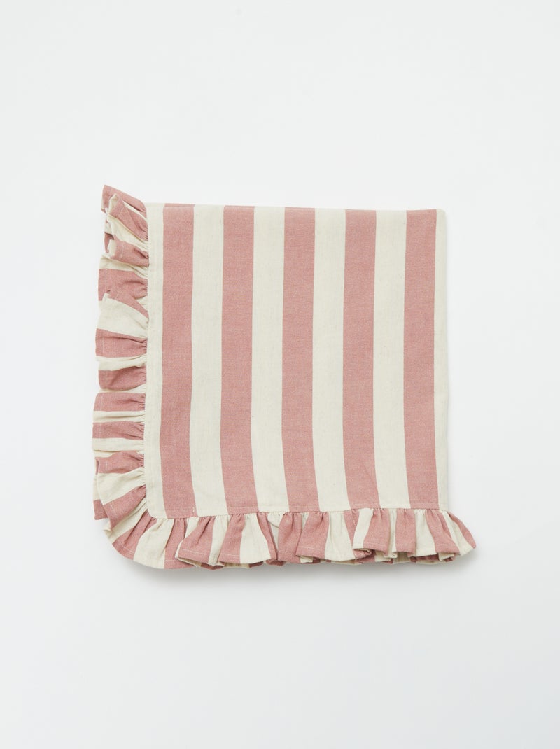 Tafelkleed met volant (150 x 250 cm) ROSE - Kiabi