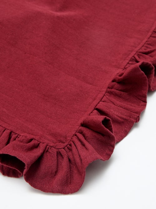 Tafelkleed met volants (150 x 150 cm) - Kiabi