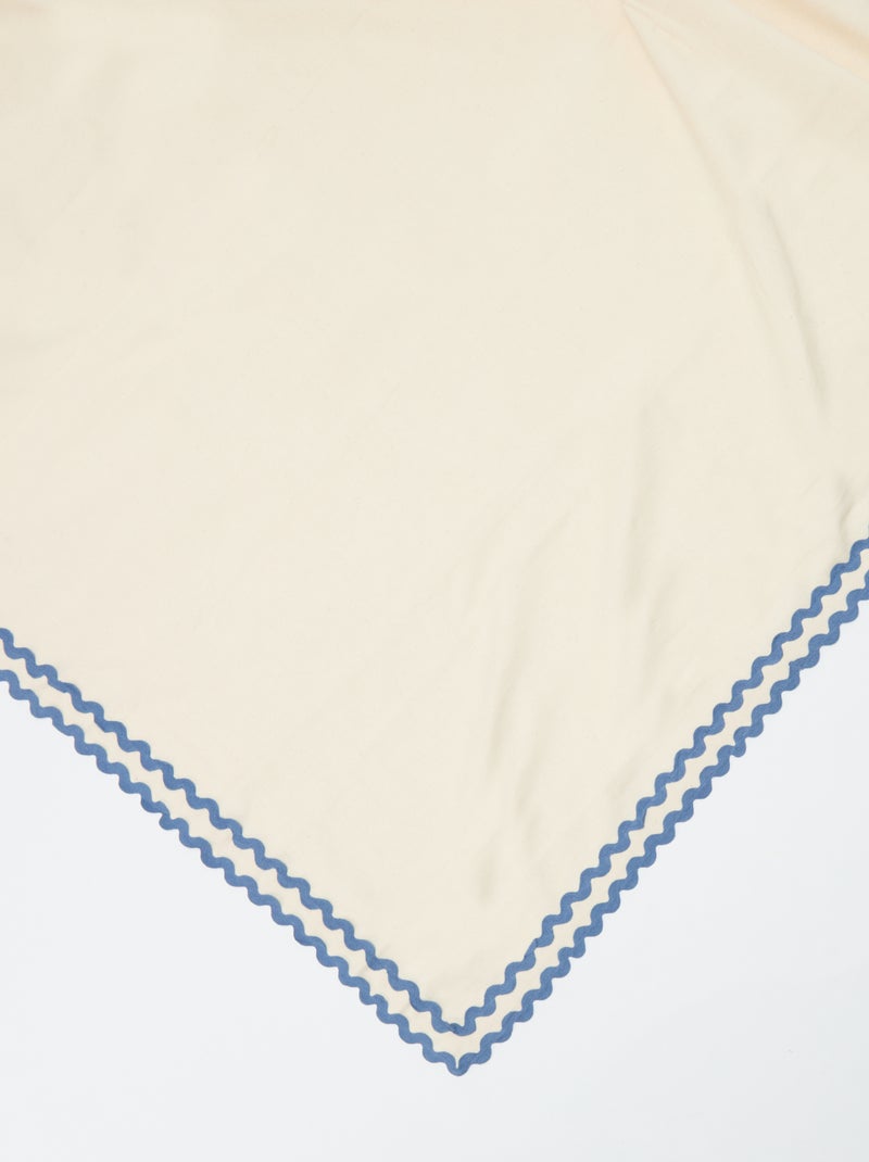 Tafelkleed van gemengd linnen (150x150 cm) - Kiabi Home Biege - Kiabi