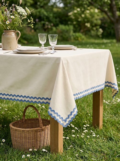 Tafelkleed van gemengd linnen (150x250 cm) - Kiabi Home - Kiabi