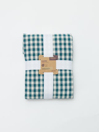 Tafellaken met ruitjesprint 150 x 250 cm - Kiabi Home