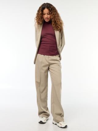 Tailored-fit broek met wijde snit