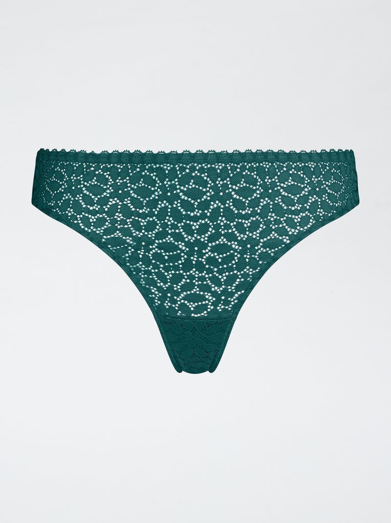 Tanga 'Dim' van kant Groen - Kiabi