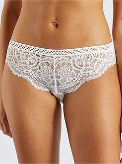 Tanga met kant - Kiabi