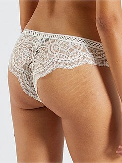 Tanga met kant - Kiabi