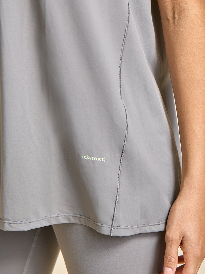 Tanktop met oversized armsgaten - (ekstract) Grijs - Kiabi