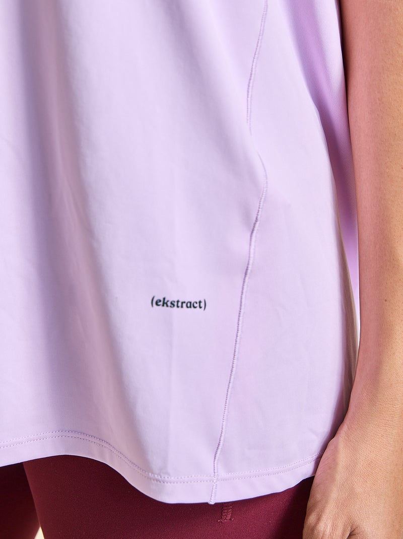 Tanktop met oversized armsgaten - (ekstract) Paars - Kiabi