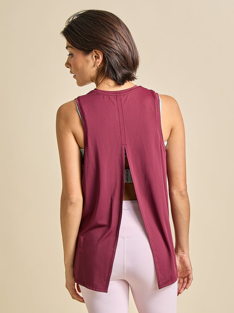 Tanktop met oversized armsgaten - (ekstract) Rood - Kiabi
