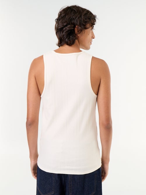 Tanktops van geribd jerseytricot - Kiabi