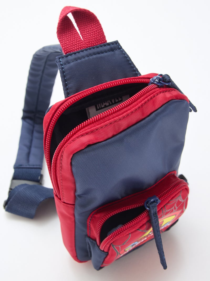 Tas 'Marvel' 'Spider-man' van stof met schouderband Zwart - Kiabi