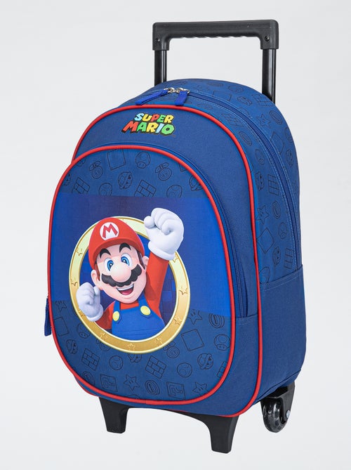 Tas met wieltjes en Mario-print - Kiabi