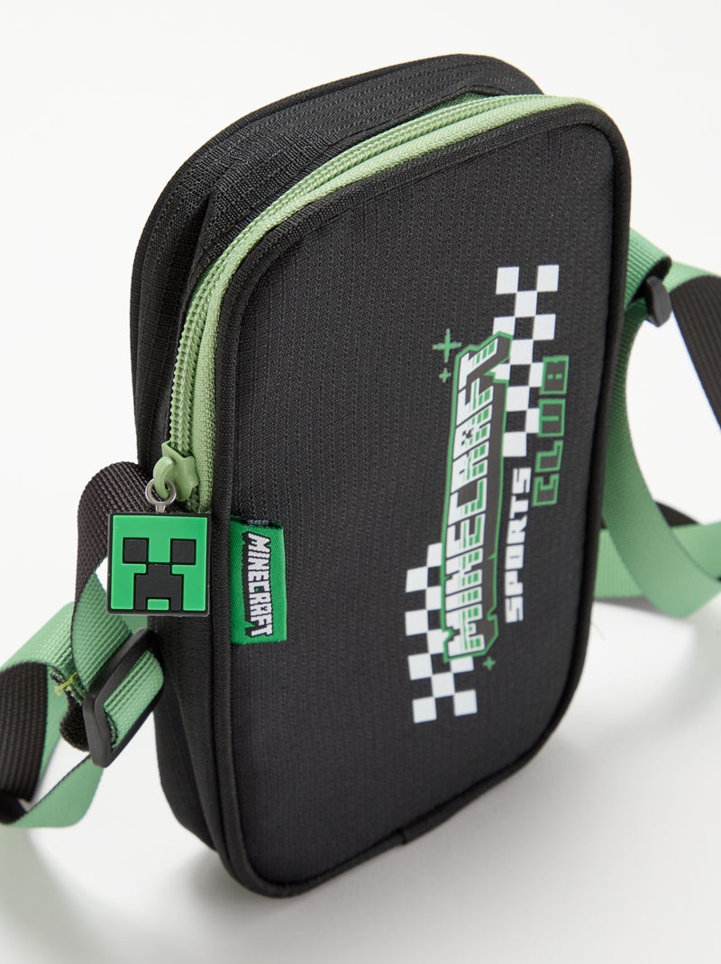 Tas 'Minecraft' met schouderriem Zwart - Kiabi