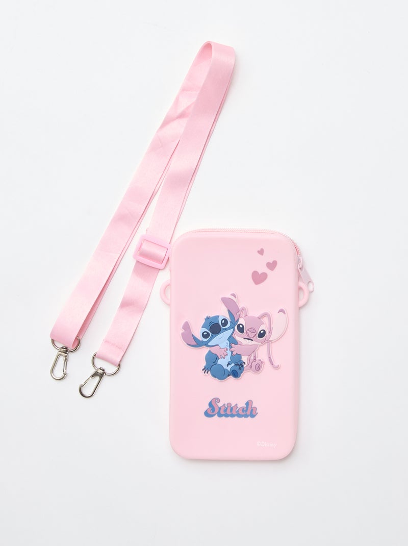 Tas 'Stitch' met schouderband Rose - Kiabi