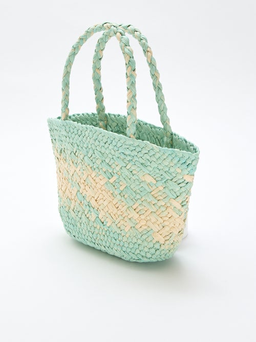 Tas van gevlochten papier - Kiabi