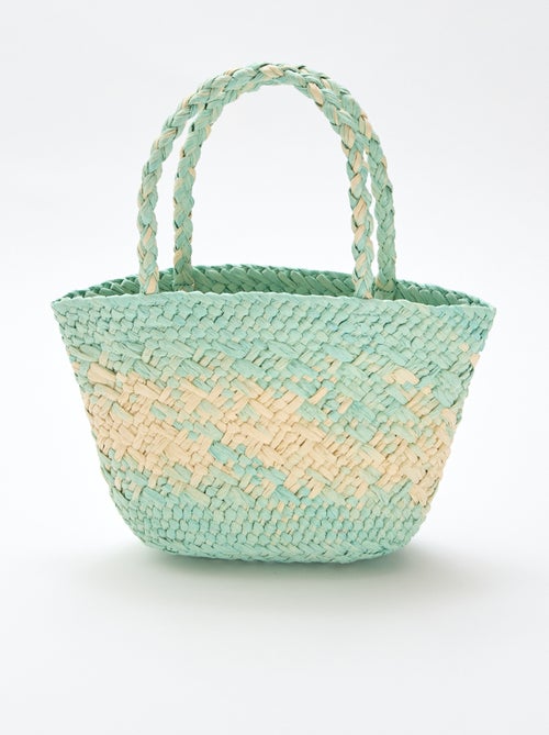 Tas van gevlochten papier - Kiabi