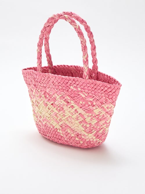 Tas van gevlochten papier - Kiabi