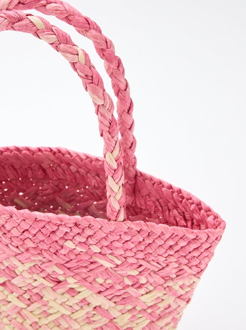 Tas van gevlochten papier - Kiabi