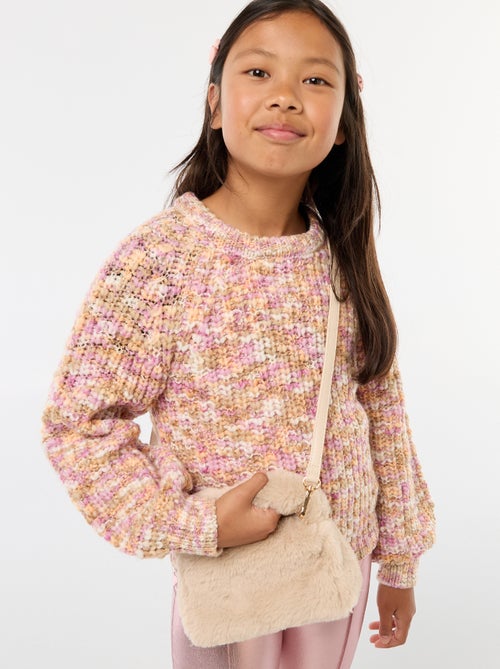 Tas van imitatiebont - Kiabi