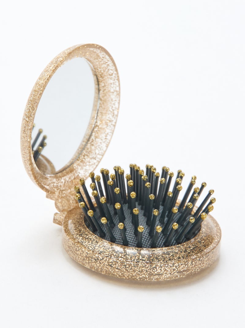 Tasje - Scrunchie + haarspeldje + haarborstel 'Disney' 'Minnie' Zwart - Kiabi