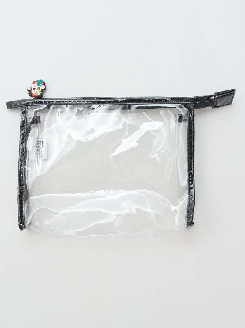 Tasje - Scrunchie + haarspeldje + haarborstel 'Disney' 'Minnie' Zwart - Kiabi