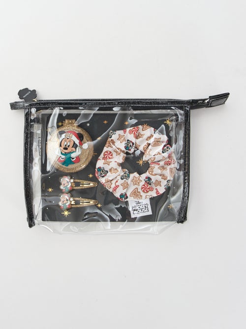 Tasje - Scrunchie + haarspeldje + haarborstel 'Disney' 'Minnie' - Kiabi