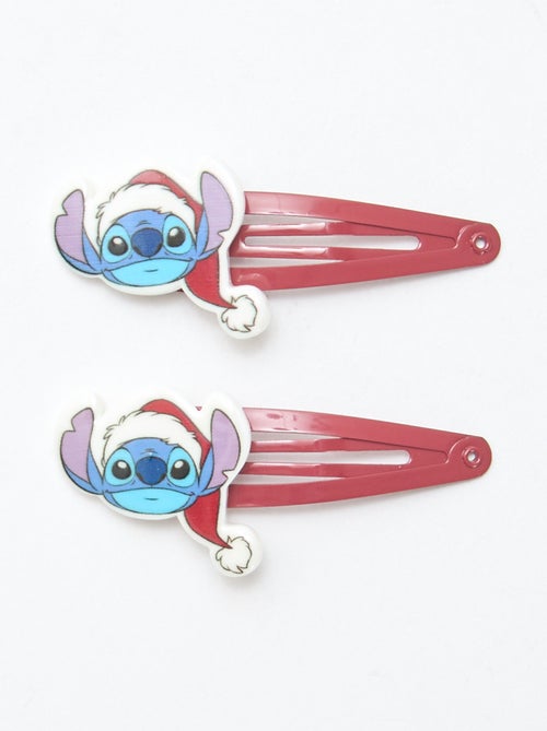 Tasje - Scrunchie + haarspeldje + haarborstel 'Disney' 'Stitch' - Kiabi