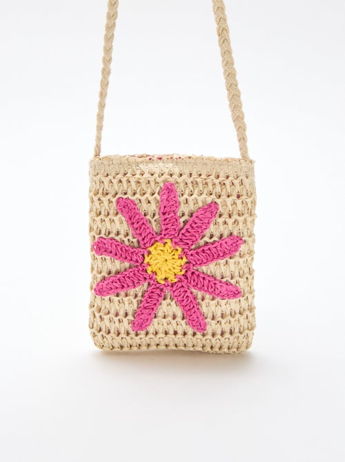 Telefoontasje van gevlochten materiaal - Kiabi