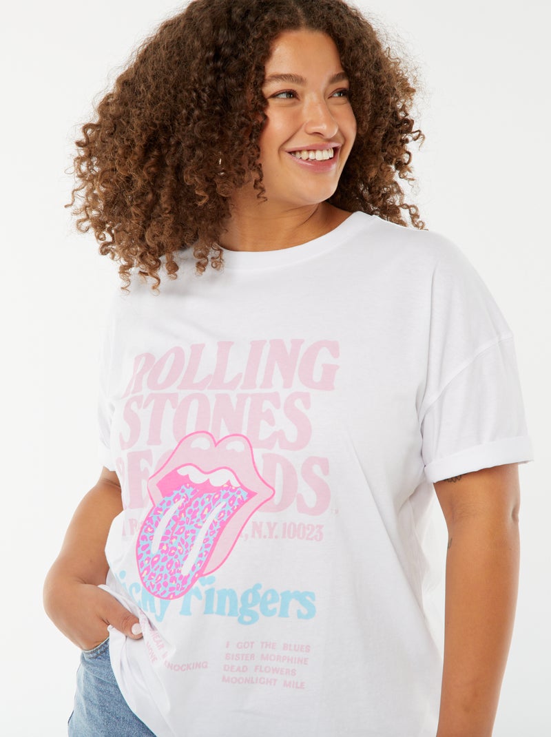 The Rolling Stones-T-shirt WIT - Kiabi