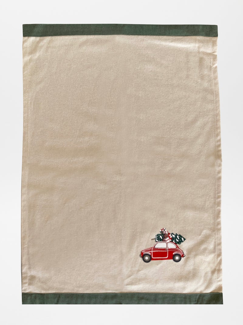 Theedoek met kerstprint BIEGE - Kiabi