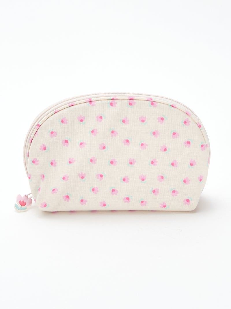 Toilettas met print ROSE - Kiabi