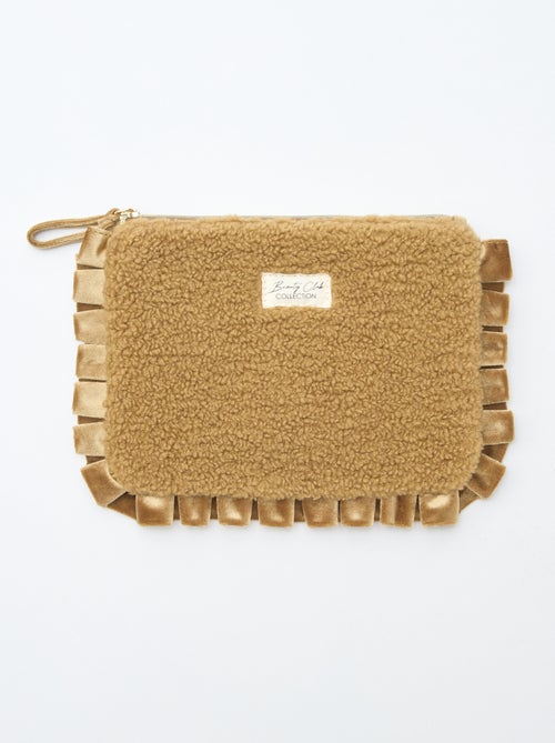 Toilettas met schapenvachteffect - Kiabi