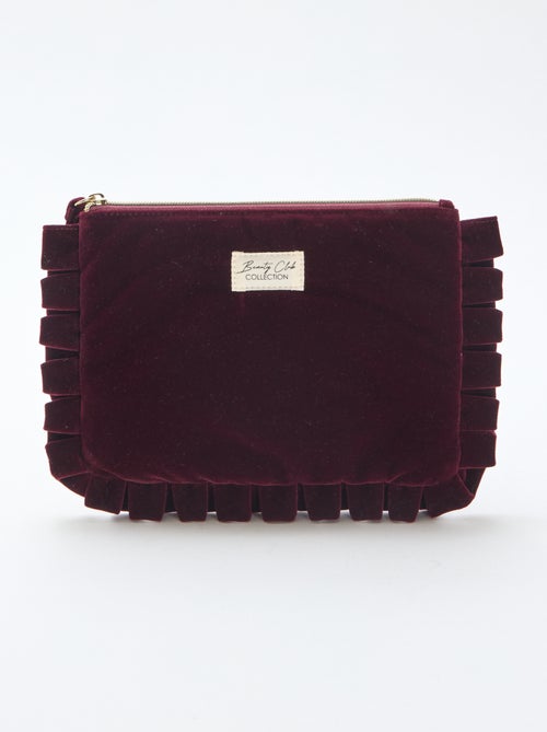 Toilettas van velours - Kiabi