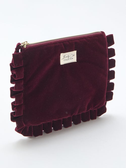 Toilettas van velours - Kiabi