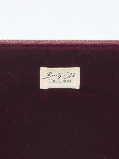 Toilettas van velours - Kiabi