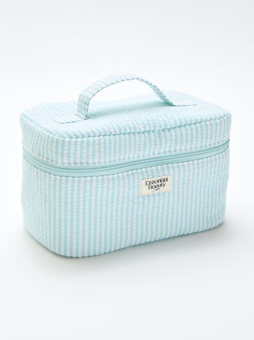 Toilettasje met all-over motief en draaghandvat - Kiabi