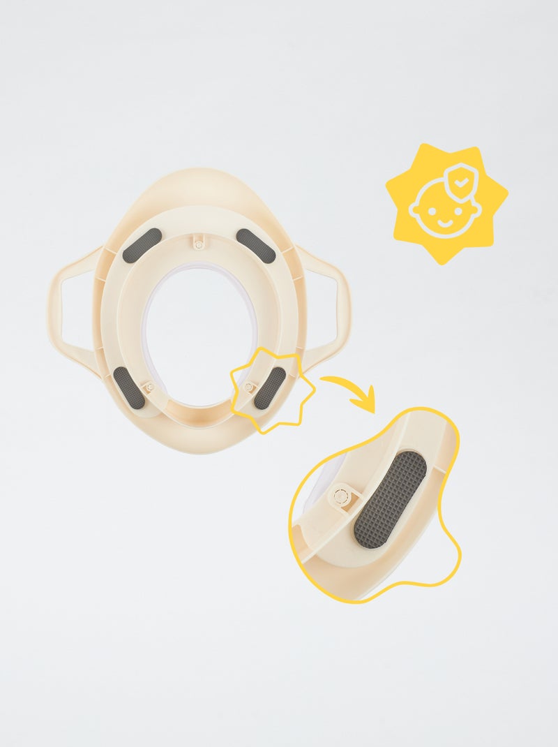 Toiletverkleiner met handgrepen 'Babymoov' Wit - Kiabi