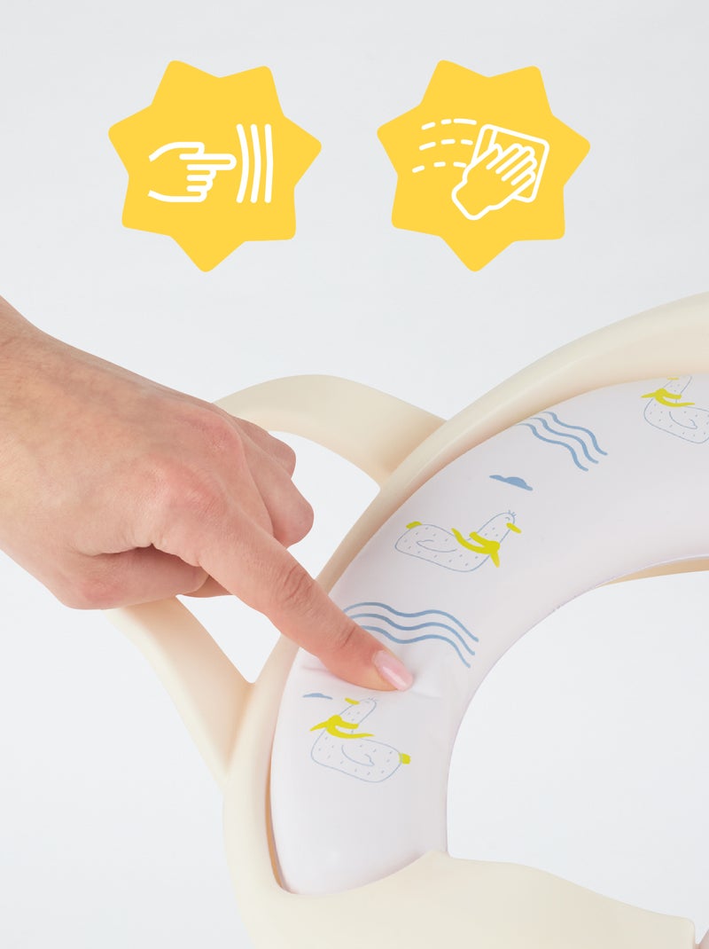 Toiletverkleiner met handgrepen 'Babymoov' Wit - Kiabi