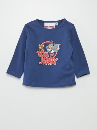 'Tom & Jerry'-T-shirt met ronde hals