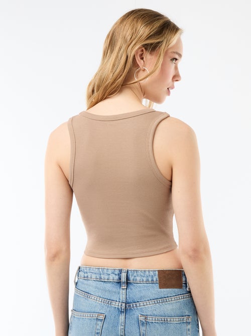 Top met Amerikaanse armsgaten - Kiabi