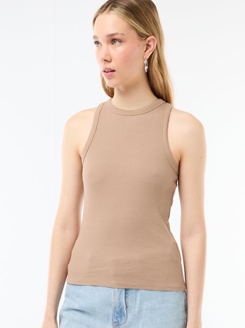 Top met Amerikaanse armsgaten - Kiabi